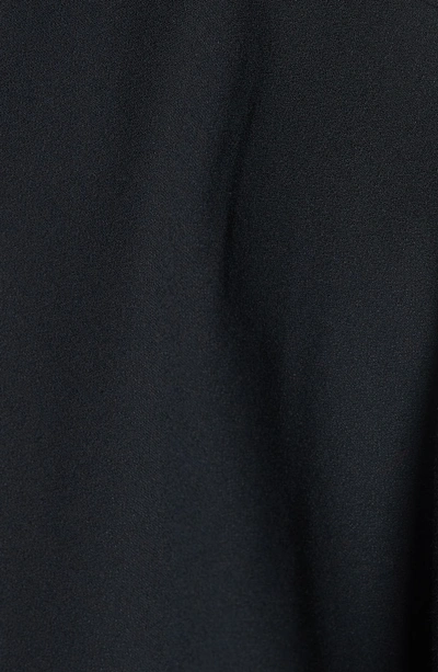 Shop Derek Lam 10 Crosby Belted Asymmetrical Dress In Black