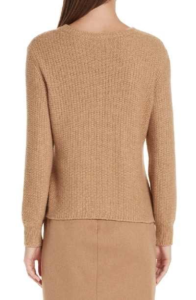 Shop Max Mara Moena Pullover In Camel