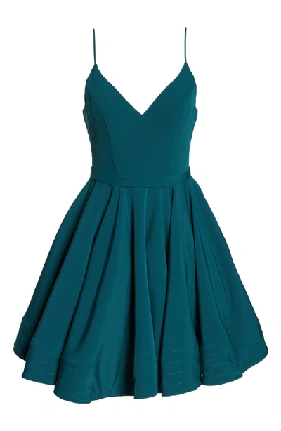 Shop Mac Duggal Fit & Flare Party Dress In Teal