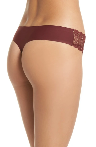 Shop Honeydew Intimates Skinz Lace Thong In Mc