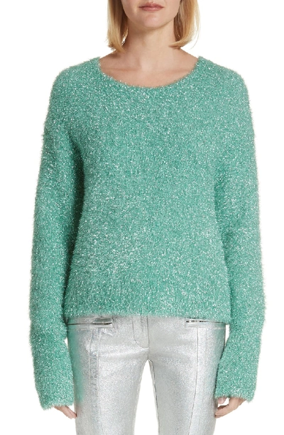 Shop Sies Marjan Metallic Sweater In Green