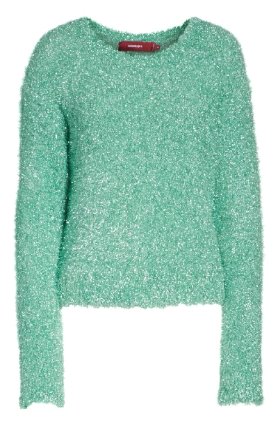 Shop Sies Marjan Metallic Sweater In Green