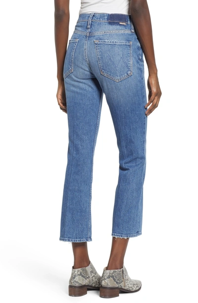 Shop Mother The Tripper Crop Bootcut Jeans In Be Careful What You Pray For