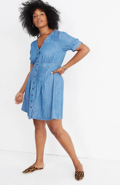 Denim top daylily dress