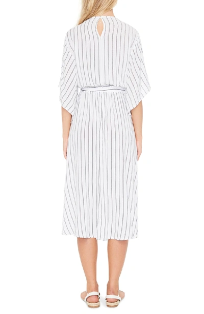 Shop Faithfull The Brand Massimo Stripe Midi Dress In Lambert Stripe Print