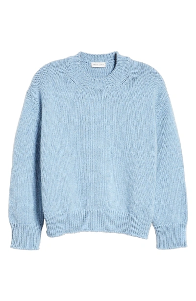 Shop Mansur Gavriel Merino Wool Sweater In Sky Blue