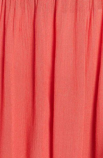 Shop Vix Swimwear Agatha Cover-up Dress In Coral