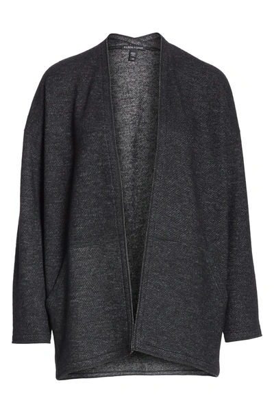 Shop Eileen Fisher Kimono Jacket In Charcoal