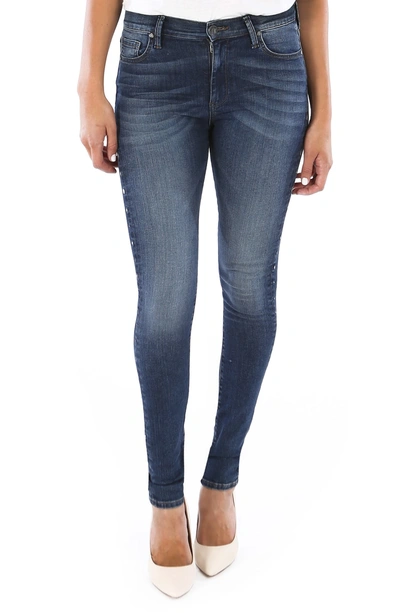 Shop Kut From The Kloth Mia Embellished High Waist Skinny Jeans In Grounding