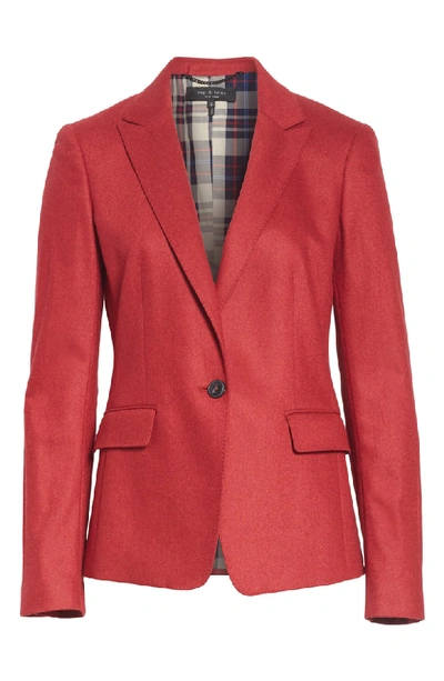 Shop Rag & Bone Lexington Wool Blend Blazer In Red Melange