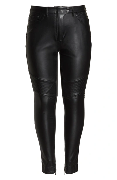 Shop Ashley Graham X Marina Rinaldi Richi Faux Leather Pants In Black 2