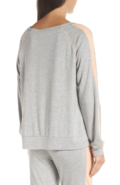 Shop The Laundry Room Elevens Sweatshirt In Heather / Peach