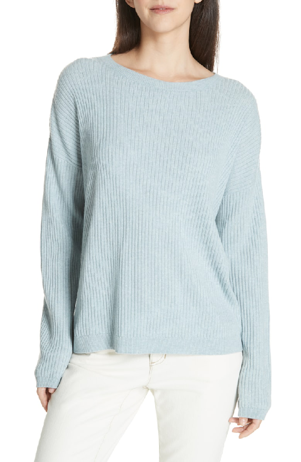 eileen fisher boxy cashmere sweater