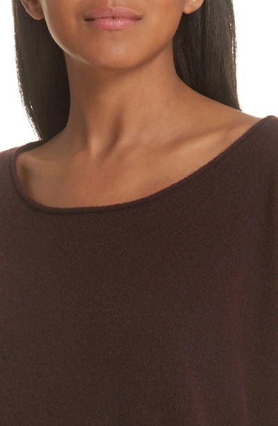 Shop Nili Lotan Odeya Cashmere Sweater In Fig