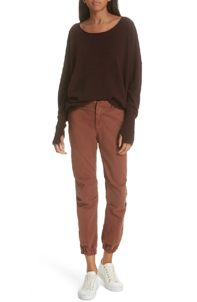 Shop Nili Lotan Odeya Cashmere Sweater In Fig