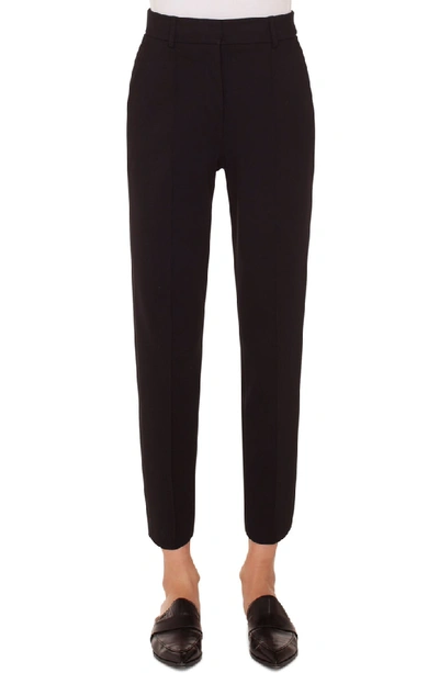 Shop Akris Punto Ferry High Waist Crop Pants In Black