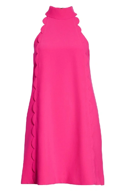 Shop Ted Baker Torrii High Neck Tunic Dress In Bright Pink