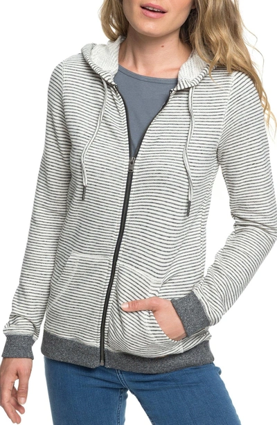 Shop Roxy Trippin Stripe Hoodie In Turbulence Thin Stripe April