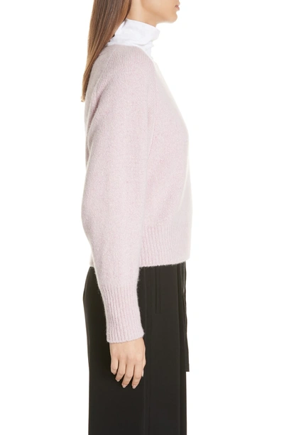 Shop Vince Cashmere Boatneck Sweater In Pink Champagne