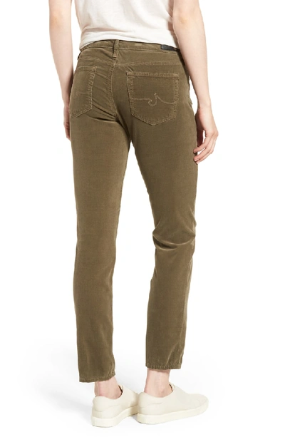 Shop Ag 'prima' Corduroy Skinny Pants In Dried Ave