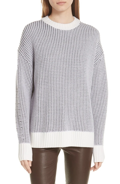 Shop Grey Jason Wu Fair Isle Back Merino Wool Sweater In Multi