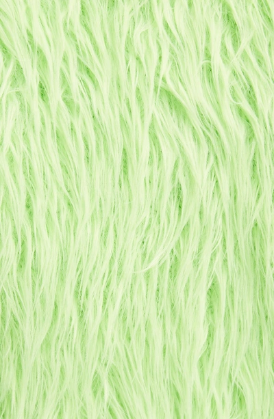 Shop Balenciaga Teddy Texture Sweater In 3520-acid Green
