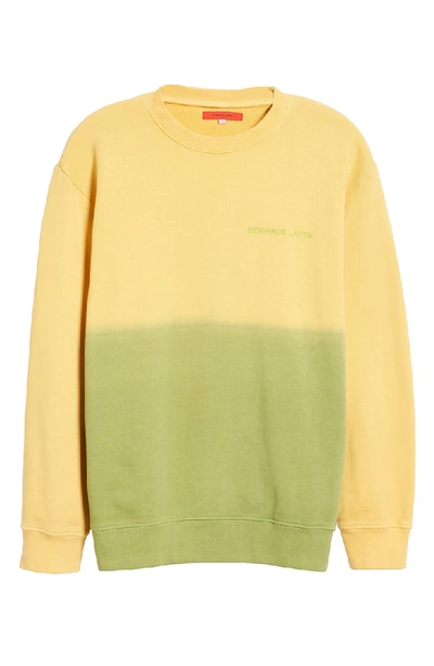 Shop Eckhaus Latta Sweatshirt In Citrus