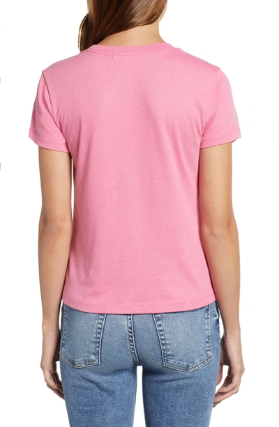 Shop Sub_urban Riot Embroidered Heart Tee In Pink
