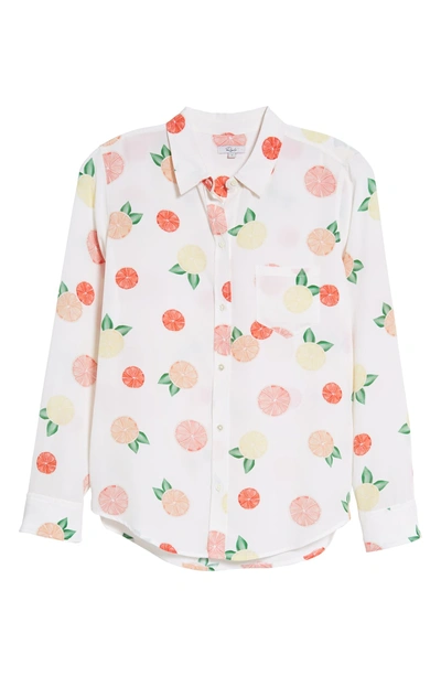 Shop Rails Kate Print Shirt In Citrus