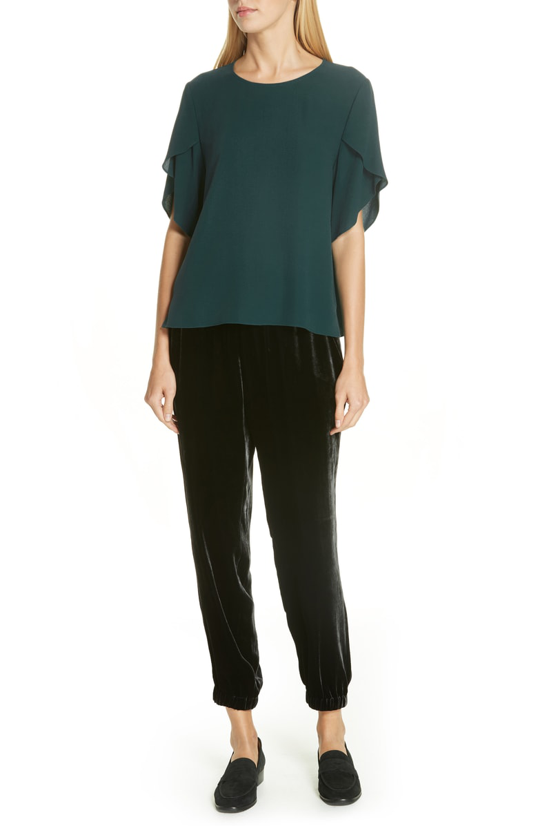 eileen fisher tulip sleeve top