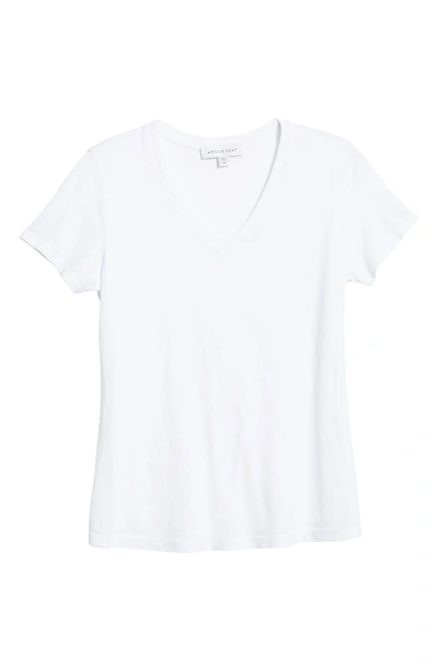 Shop Amour Vert Nico V-neck Tee In White