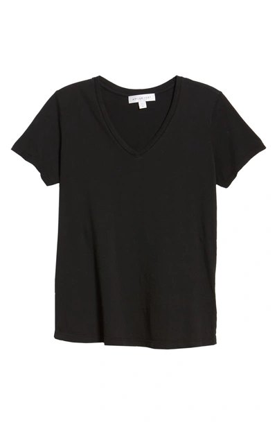 Shop Amour Vert Nico V-neck Tee In Black