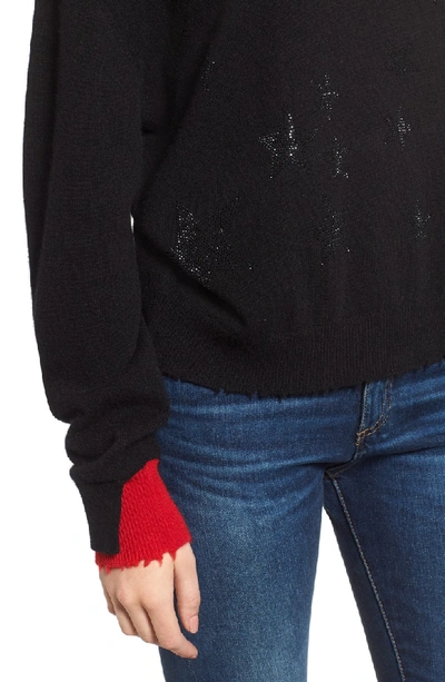 Shop Zadig & Voltaire Gaby Cashmere Sweater In Noir