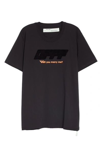 Shop Off-white Obstacles Casual Tee In Black