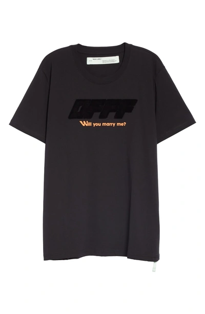 Off white will you top marry me t shirt