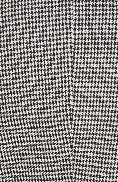 Shop Veronica Beard Airlie Houndstooth Dickey Jacket In Black/white