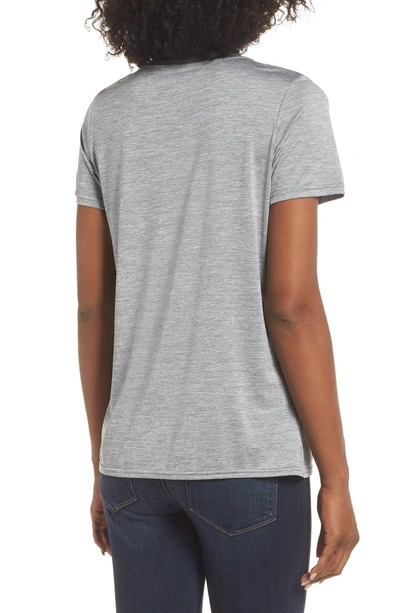 Shop Patagonia Capilene Daily Graphic Tee In Feather Grey