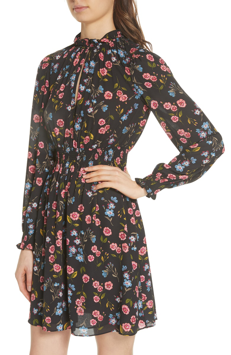 kate spade meadow smock waist dress