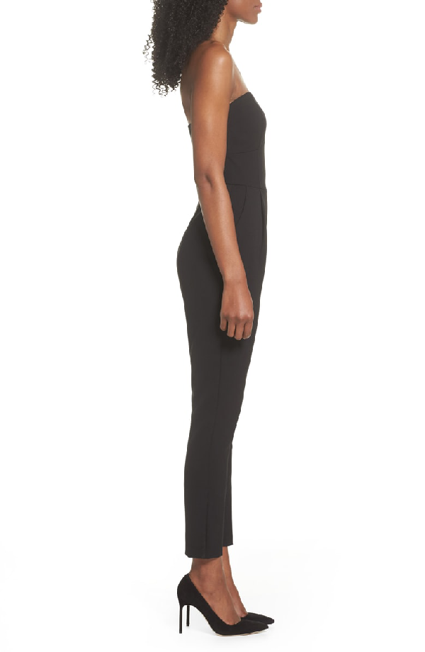 adelyn rae strapless slim leg jumpsuit