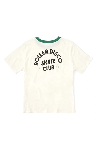 Shop Bando Ban. Do Roller Disco Ringer Tee In Ivory