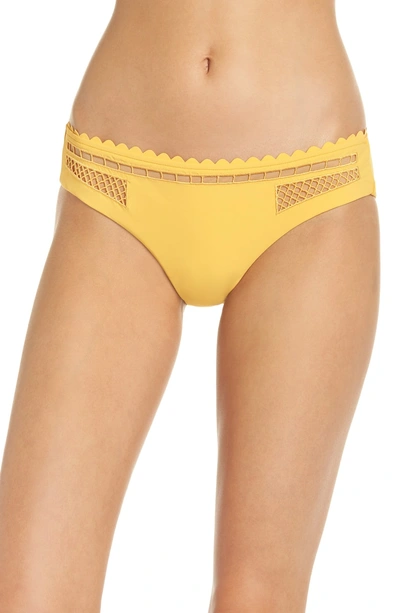 Shop Red Carter Embroidered Bikini Bottoms In Star