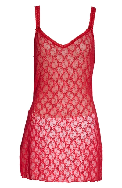 Shop B.tempt'd By Wacoal 'lace Kiss' Chemise In Crimson