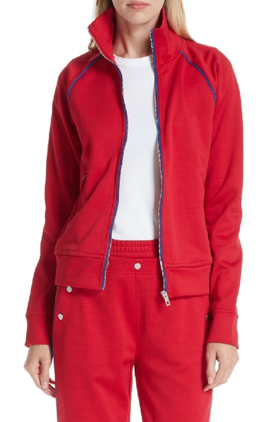 Shop Rag & Bone Naval Track Jacket In True Red