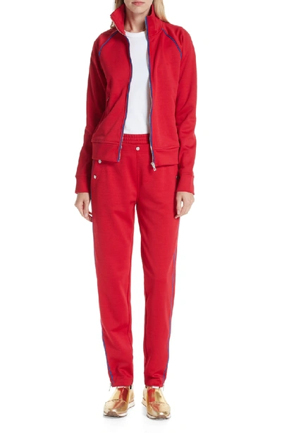 Shop Rag & Bone Naval Track Jacket In True Red