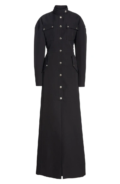 Shop Kwaidan Editions Long Sleeve Dress In Black