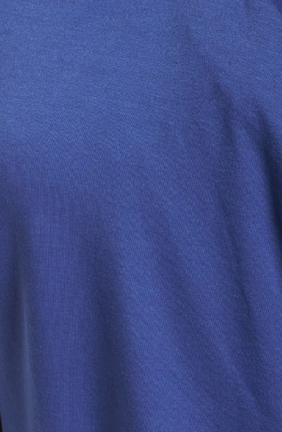 Shop Bobeau One-button Fleece Cardigan In Blue Mazarine