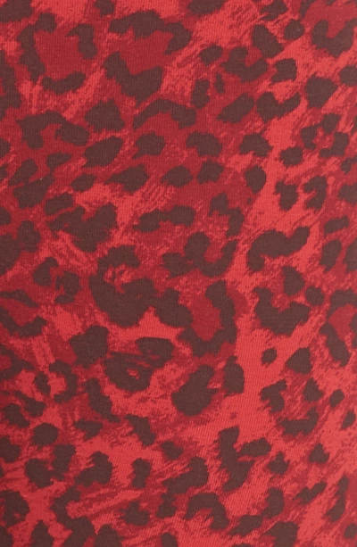 Shop Ragdoll Leopard Print Leggings In Red Leopard