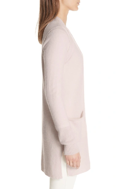 Shop Atm Anthony Thomas Melillo Cashmere Open Cardigan In Lunar