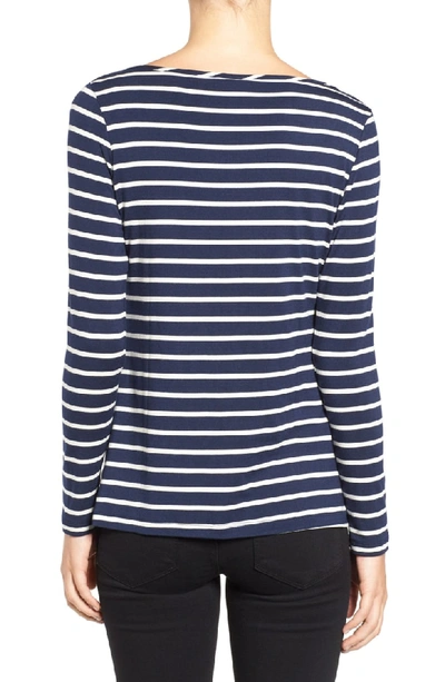 Shop Amour Vert Francoise Stripe Top In Basque Stripe