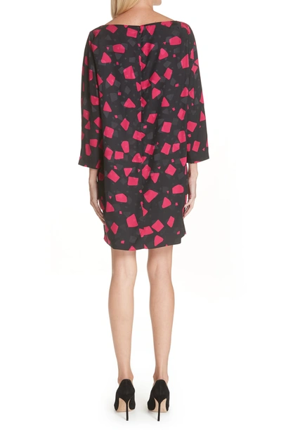 Shop Marc Jacobs Spot Print Shift Dress In Fuchsia Multi